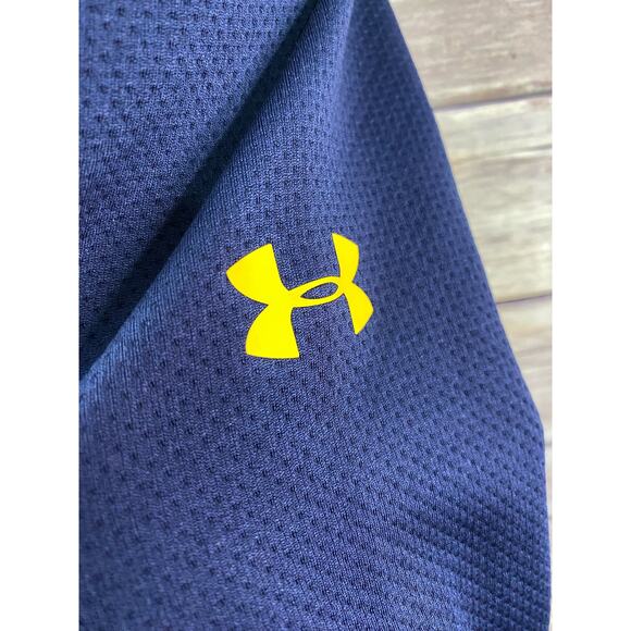 Men's Under Armour Large Navy Quarter-Zip Jacket Pullover EUC Unworn - Picture 9 of 11